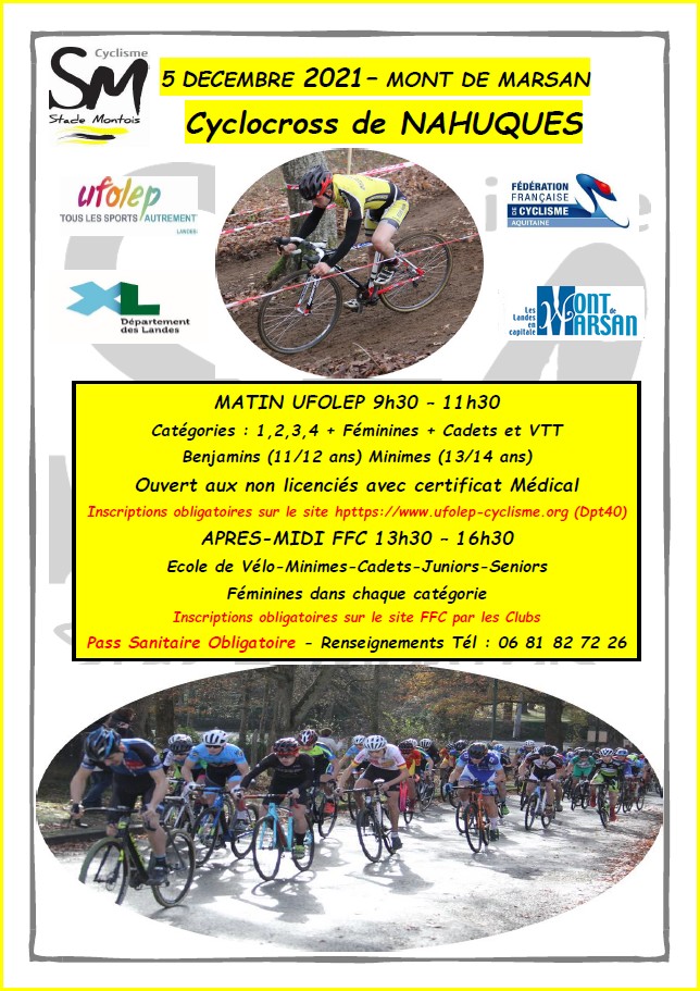 You are currently viewing L’affiche du cyclo-cross de Mont De Marsan