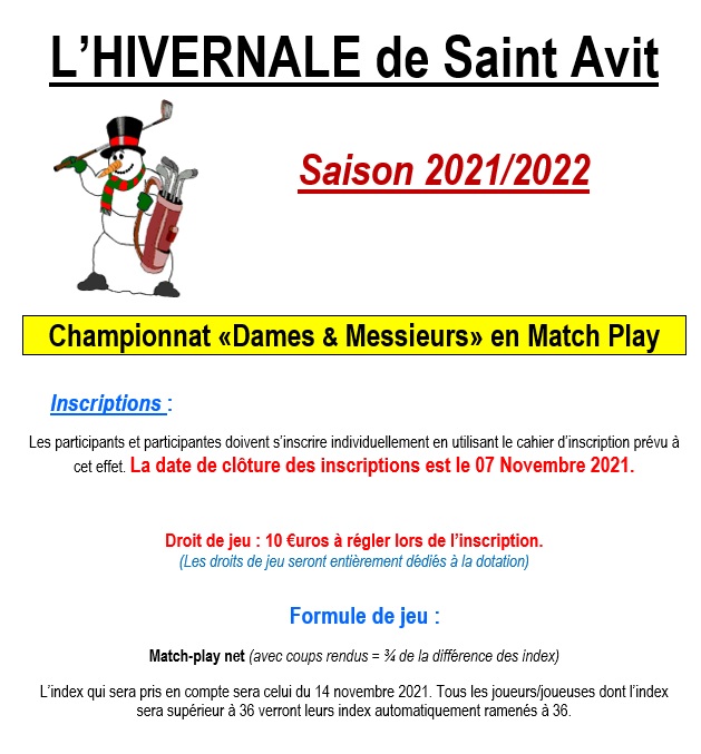 You are currently viewing Inscrivez-vous à l’Hivernale 2021-2022