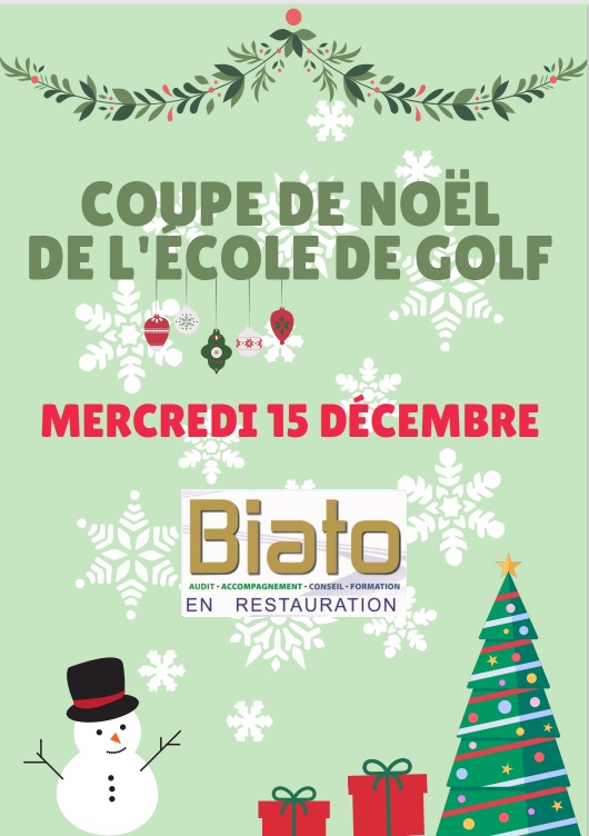You are currently viewing Ecole de Golf: Coupe de Noël le mercredi 15 décembre