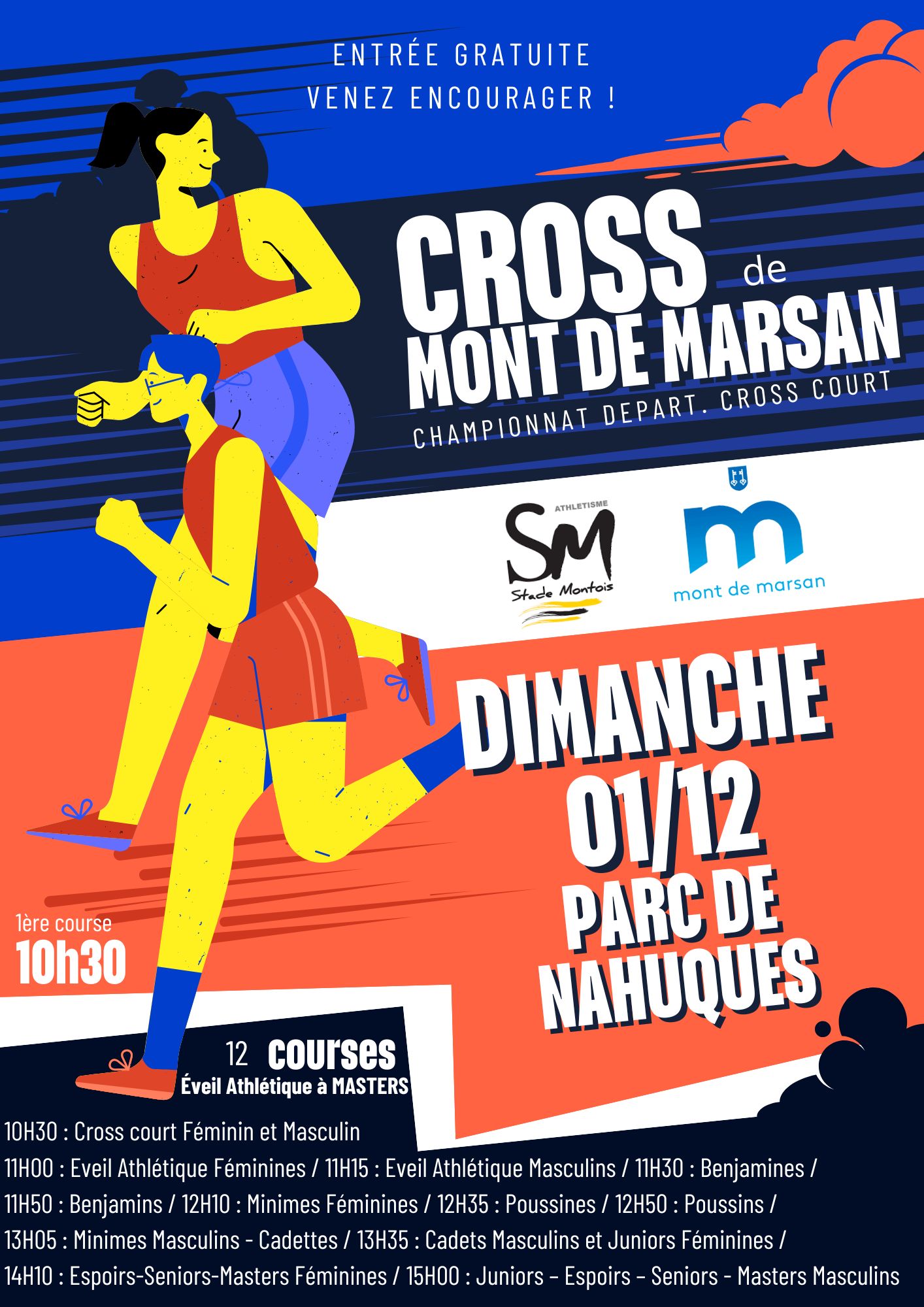 Lire la suite à propos de l’article Cross de Mont-de-Marsan